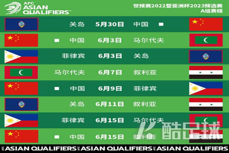 世预赛亚洲区40强赛剩余比赛日期确定
